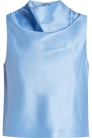 Staud Blusa de seda Rochelle