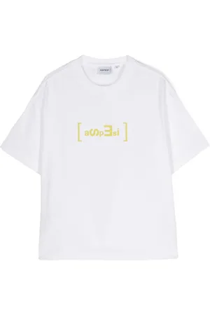 Aspesi Playera con logo de goma