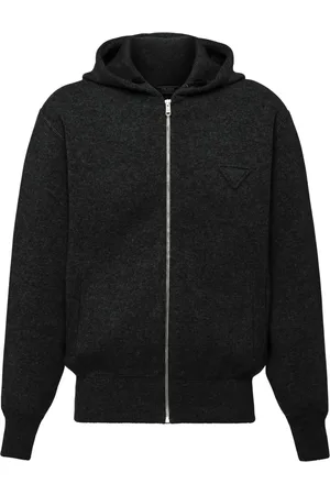 Prada Hoodie de cachemira con cierre