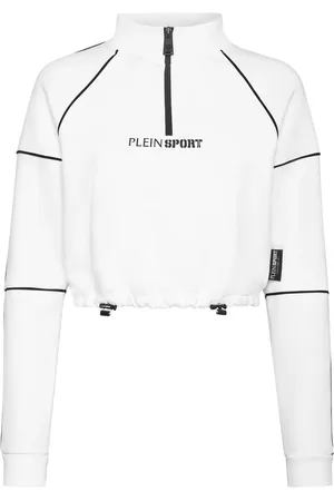 Philipp Plein Sudadera corta con logo estampado