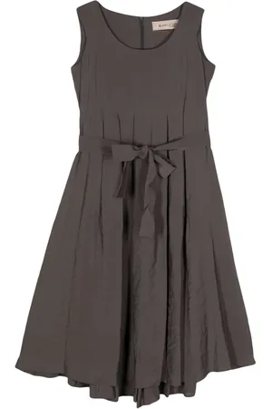 BLANCA Vestido midi con pliegues