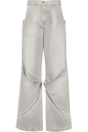 The Attico Jeans anchos con tiro alto