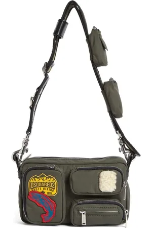 Dsquared2 Mochila tipo mensajero con parche Canadian