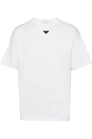 Prada Playera con logo triangular