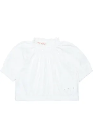 Marni Playera con volantes en el cuello