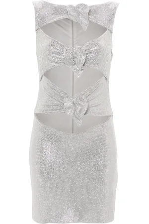 GIUSEPPE DI MORABITO Vestido corto con detalles de strass