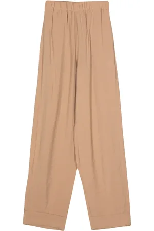 BLANCA Pantalones anchos con pretina elástica