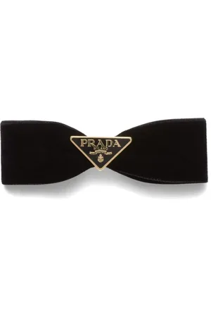 Prada Broche para el cabello con logo triangular