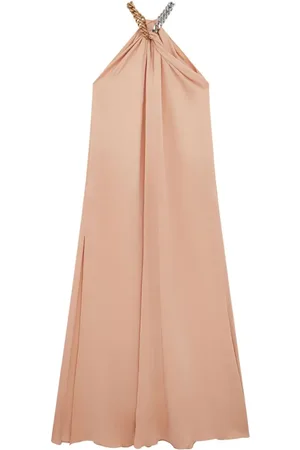 Stella McCartney Vestido de fiesta con detalle de cadena