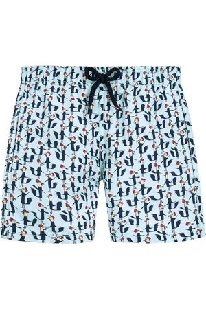 Vilebrequin Shorts de playa Jim con estampado gráfico