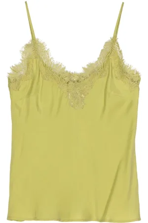 Gold Hawk Top de seda Claire Coco Cami