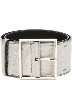Saint Laurent Cinturón con acabado metalizado 1990