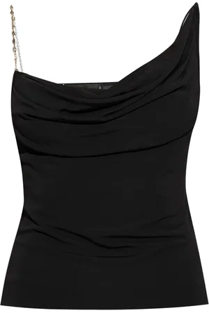 Dsquared2 Top sin mangas con cuello desbocado