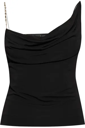 Dsquared2 Top sin mangas con cuello desbocado