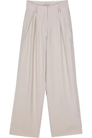 BLANCA Pantalones anchos con pinzas