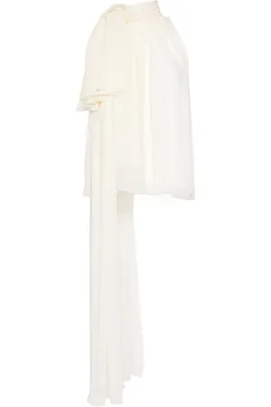 ISABEL SANCHIS Top de georgette con detalle de banda