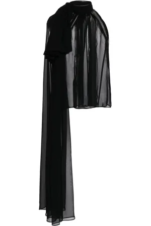 ISABEL SANCHIS Top de georgette con detalle de banda