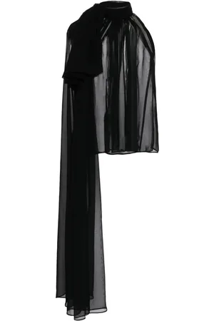 ISABEL SANCHIS Top de georgette con detalle de banda