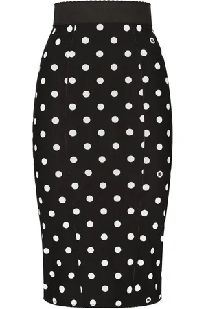 Dolce & Gabbana Falda lápiz con motivo de lunares