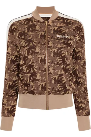 Palm Angels Chamarra bomber con palmeras estampadas