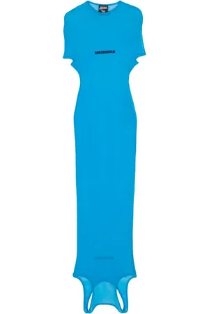 Jean Paul Gaultier Vestido corto de malla de x Shayne Oliver