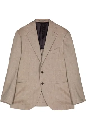 MAN ON THE BOON. Blazer Drago con botones y motivo de espiga