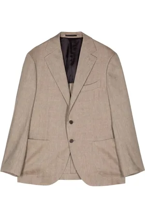 MAN ON THE BOON. Blazer Drago con botones y motivo de espiga
