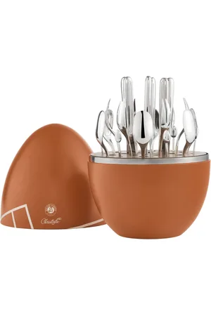 Christofle Set de 24 cubiertos Mood Party Roland Garros para seis personas