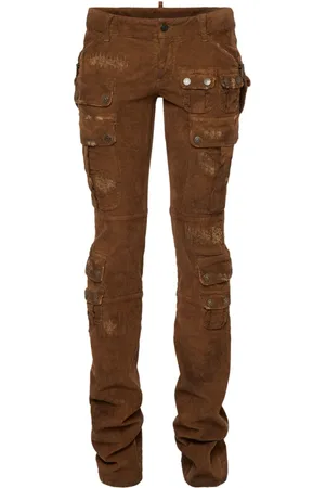 Dsquared2 Pantalones skinny de pana con tiro bajo