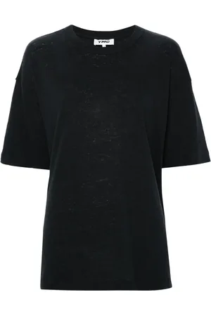 YMC Playera con cuello redondo