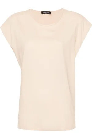 Fabiana Filippi Playera con detalle de mostacillas