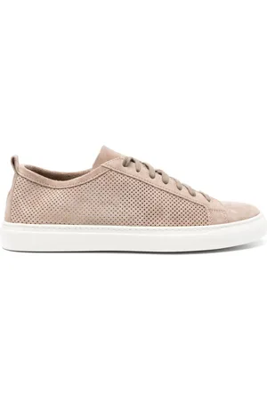 HENDERSON BARACCO Tenis de gamuza con perforaciones