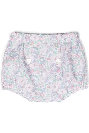 SIOLA Shorts con doble botonadura y estampado floral