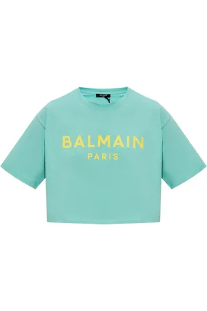 Balmain Playera corta con logo estampado