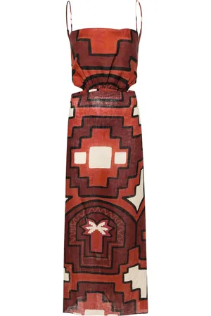 JOHANNA ORTIZ Vestido midi Espejismo Selvatico