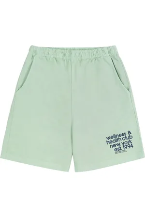 Sporty & Rich Bermudas con pretina elástica y logo estampado