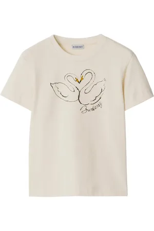 Burberry Playera Boxy Swan
