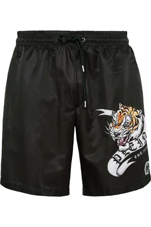 Philipp Plein Bermudas con estampado de tatuaje
