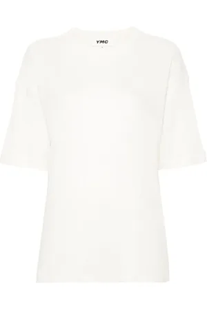 YMC Playera con cuello redondo