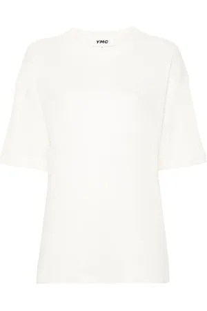 YMC Playera con cuello redondo