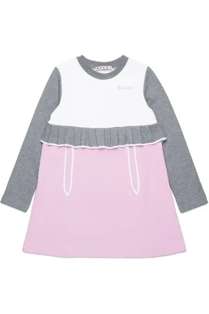 Marni Vestido manga larga con detalle de volantes