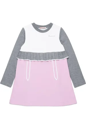 Marni Vestido manga larga con detalle de volantes