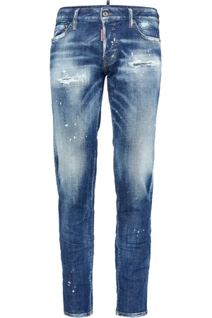 Dsquared2 Jeans rectos con salpicaduras de pintura estampadas