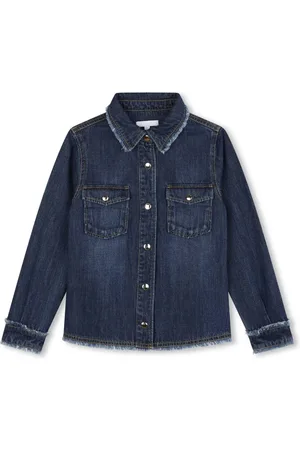 Chloé Camisa de mezclilla con detalles deshilachados