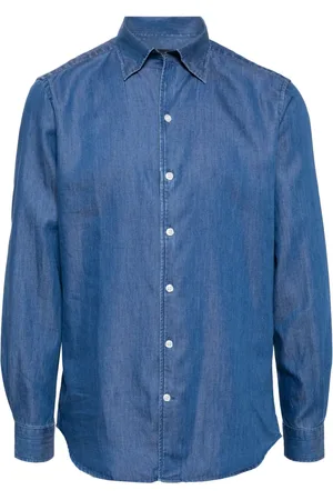 MAN ON THE BOON. Camisa de mezclilla con botones