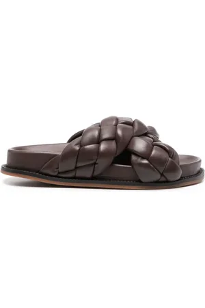 Fabiana Filippi Flip flops con diseño trenzado