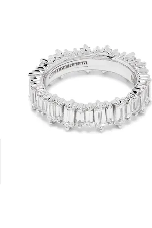 Suzanne Kalan Anillo eternity Bold en oro blanco de 18kt con diamantes