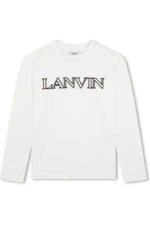 Lanvin Playera manga larga con logo bordado
