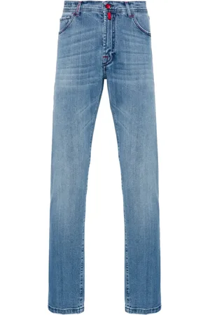 Kiton Jeans rectos con tiro medio