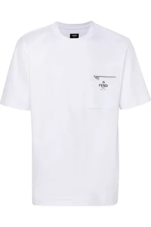 Fendi Playera con logo estampado
